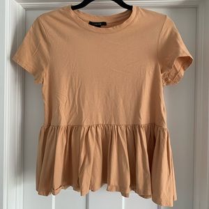 Forever 21 Shirt - S - Orange/Tan Color